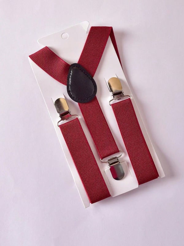 Bretele pentru copii în formă de Y, elastice, cu 3 clipsuri, lungime reglabilă, elasticitate puternică