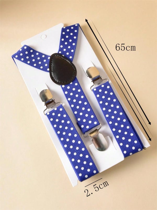 Bretele pentru copii în formă de Y, elastice, cu 3 clipsuri, lungime reglabilă, elasticitate puternică