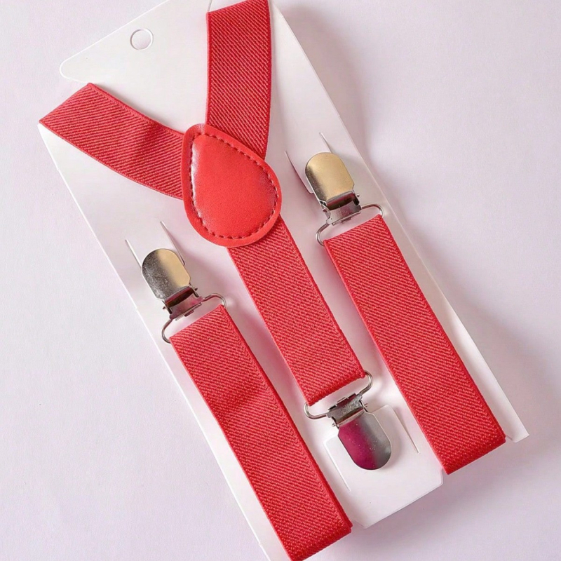 Bretele pentru copii în formă de Y, elastice, cu 3 clipsuri, lungime reglabilă, elasticitate puternică