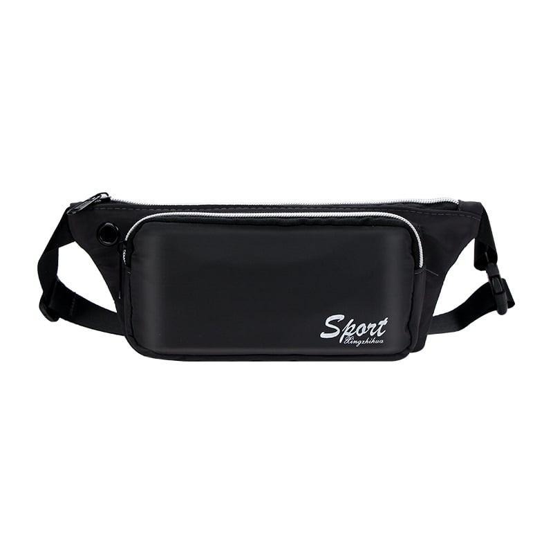 Vyrinė juosmens rankinė – atspari vandeniui Oxford audiniui, cross-body dirželis, miesto paprastas stilius, vientisas raštas