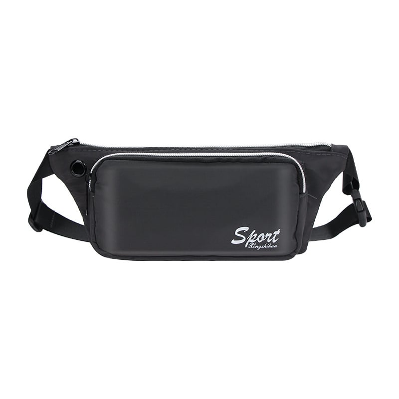 Vyrinė juosmens rankinė – atspari vandeniui Oxford audiniui, cross-body dirželis, miesto paprastas stilius, vientisas raštas