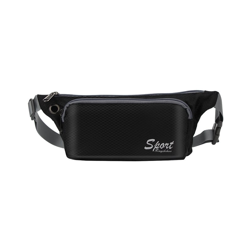 Vyrinė juosmens rankinė – atspari vandeniui Oxford audiniui, cross-body dirželis, miesto paprastas stilius, vientisas raštas