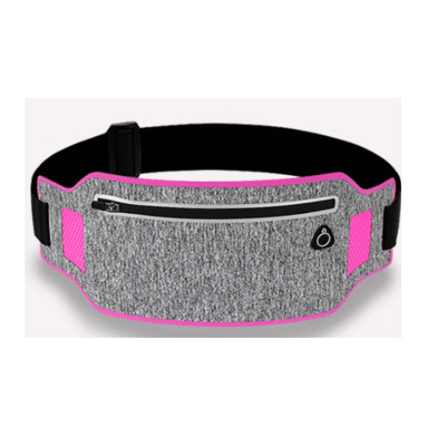 Sport derék táska – poliészter, vízálló, lopás elleni, uniszex, nylon bélés