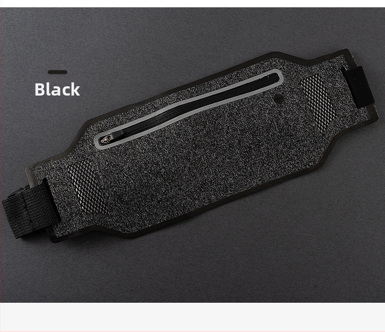 Sport derék táska – poliészter, vízálló, lopás elleni, uniszex, nylon bélés