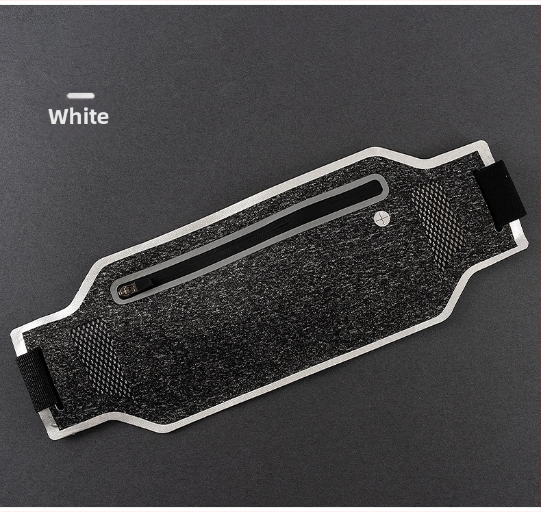 Sport derék táska – poliészter, vízálló, lopás elleni, uniszex, nylon bélés