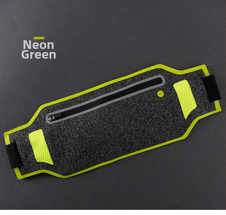 Sport derék táska – poliészter, vízálló, lopás elleni, uniszex, nylon bélés