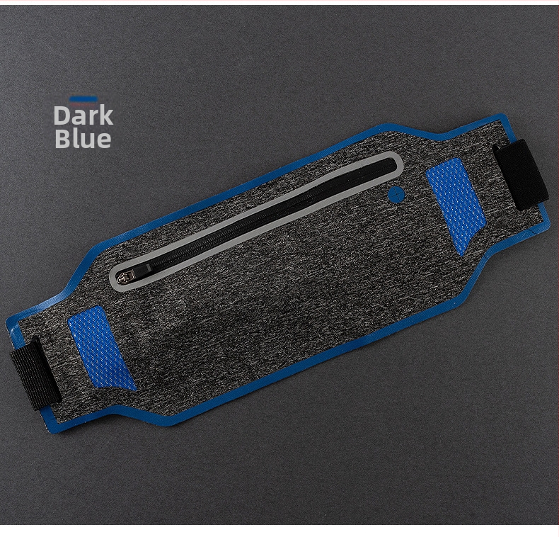 Sport derék táska – poliészter, vízálló, lopás elleni, uniszex, nylon bélés