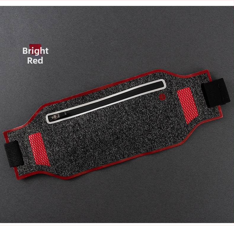 Sport derék táska – poliészter, vízálló, lopás elleni, uniszex, nylon bélés