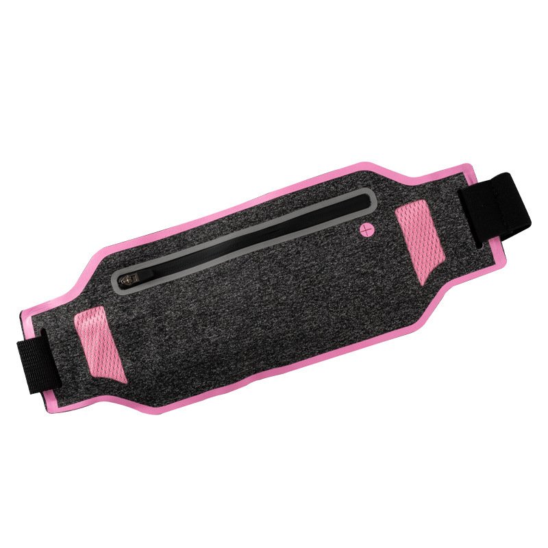 Sport derék táska – poliészter, vízálló, lopás elleni, uniszex, nylon bélés