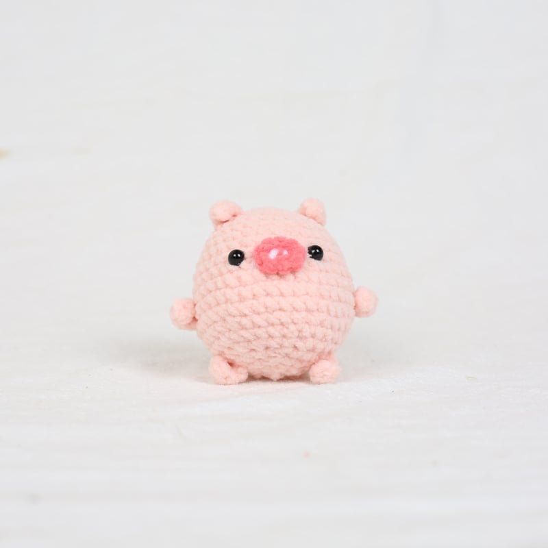 Breloc tricotat manual cu capybara iepuraș, din lână, stil pastoral, ornament pentru geantă