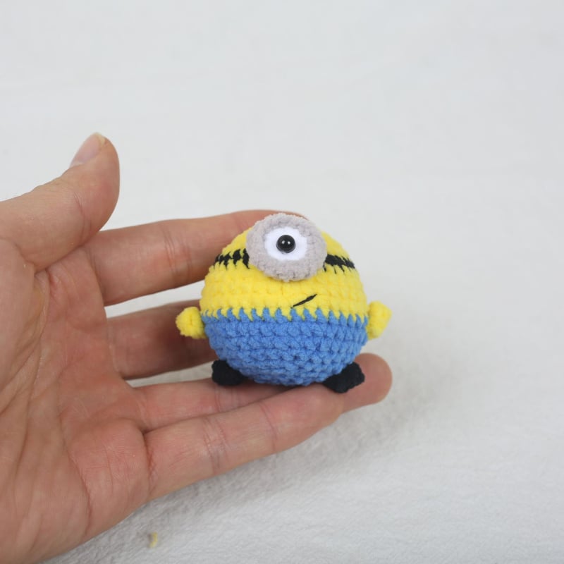 Breloc tricotat manual cu capybara iepuraș, din lână, stil pastoral, ornament pentru geantă