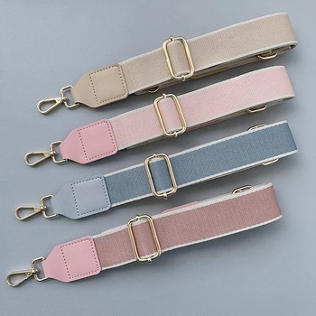 Curea de umăr reglabilă pentru geantă, cu două clipsuri, din pânză poliesterică și piele PU