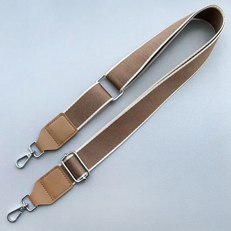 Curea de umăr reglabilă pentru geantă, cu două clipsuri, din pânză poliesterică și piele PU