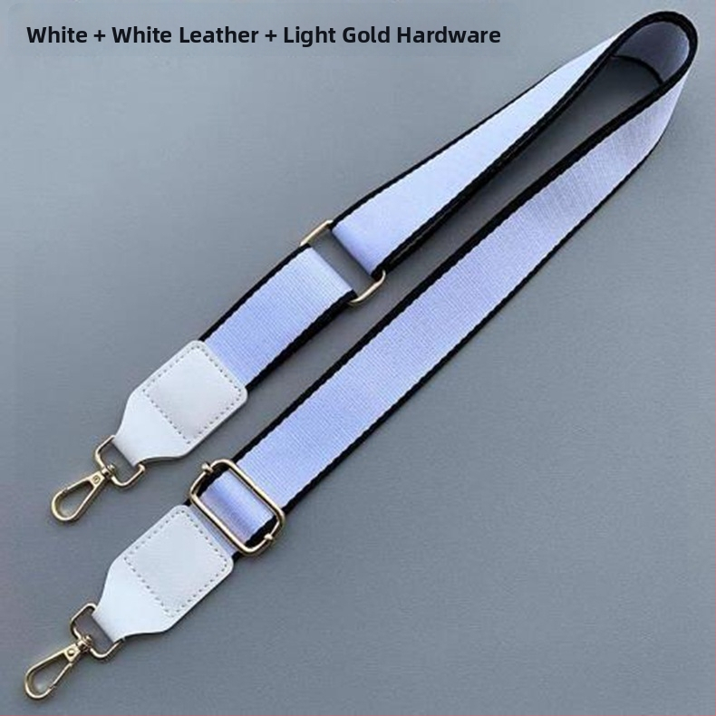 Curea de umăr reglabilă pentru geantă, cu două clipsuri, din pânză poliesterică și piele PU