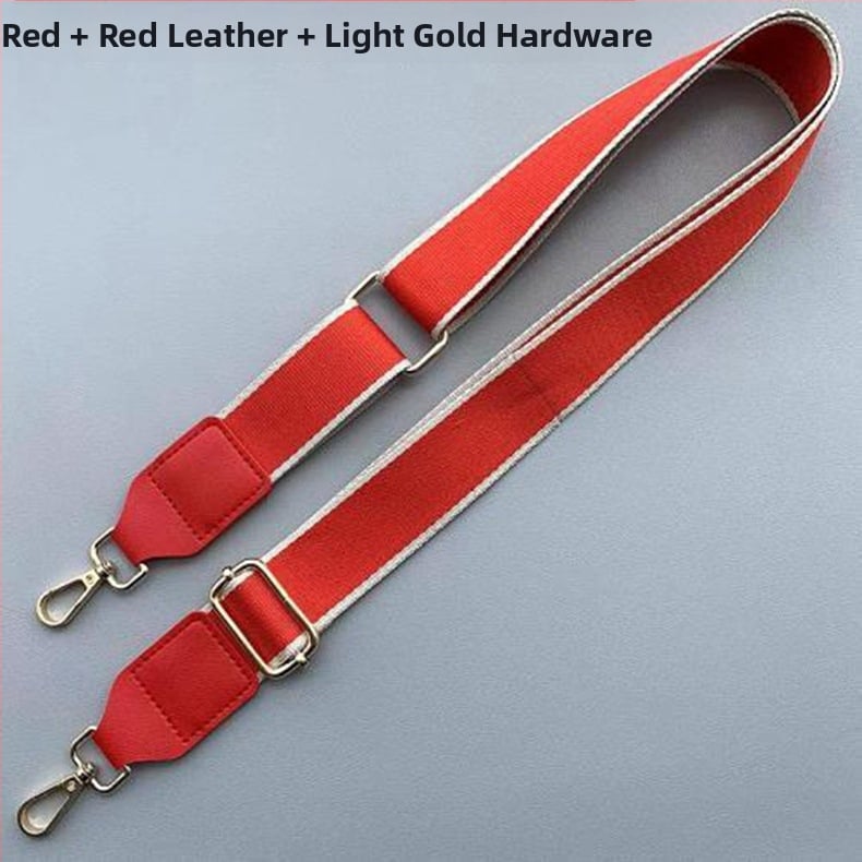 Curea de umăr reglabilă pentru geantă, cu două clipsuri, din pânză poliesterică și piele PU