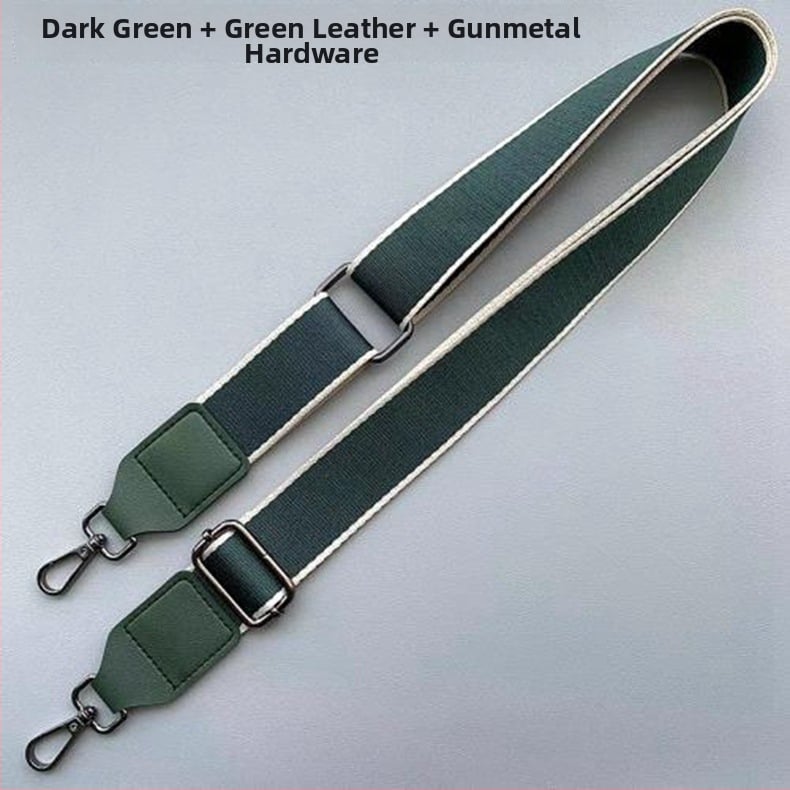 Curea de umăr reglabilă pentru geantă, cu două clipsuri, din pânză poliesterică și piele PU