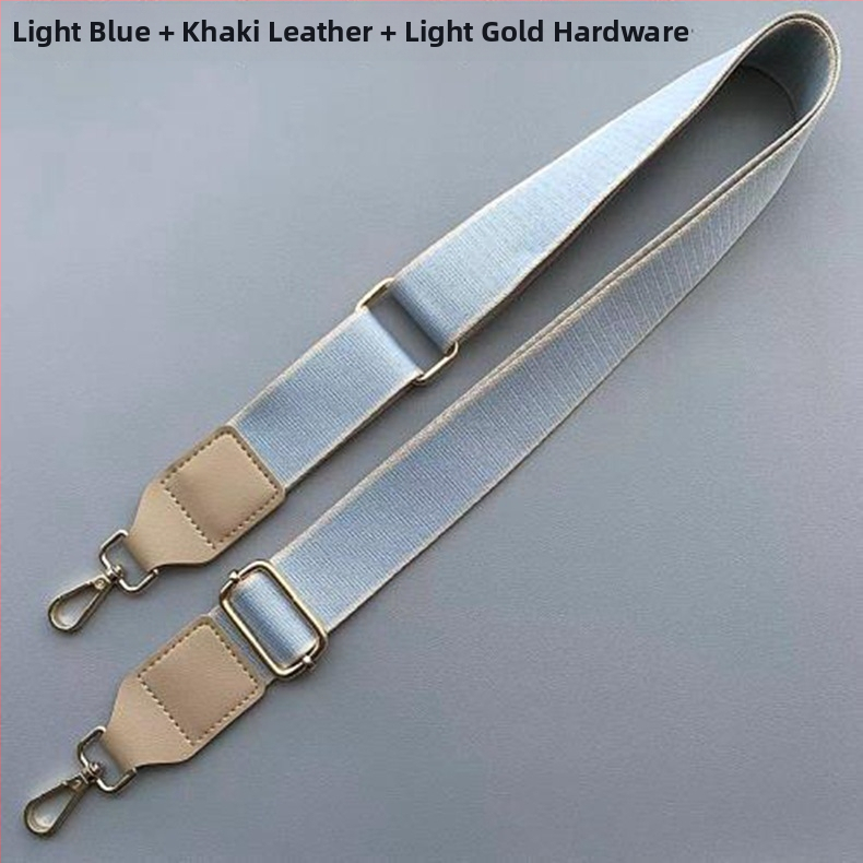 Curea de umăr reglabilă pentru geantă, cu două clipsuri, din pânză poliesterică și piele PU