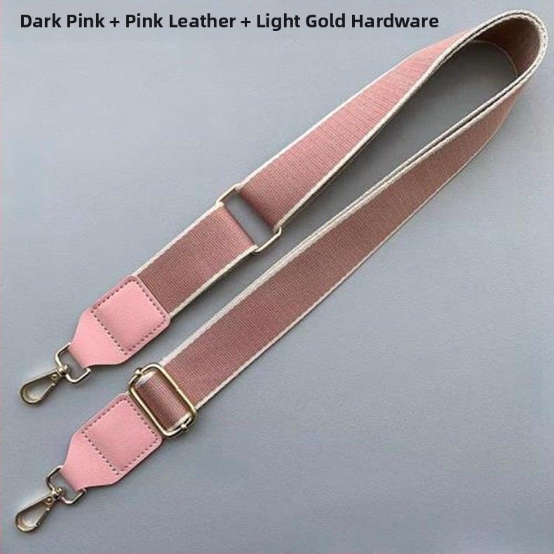 Curea de umăr reglabilă pentru geantă, cu două clipsuri, din pânză poliesterică și piele PU