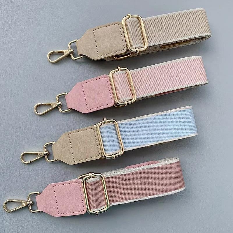 Curea de umăr reglabilă pentru geantă, cu două clipsuri, din pânză poliesterică și piele PU
