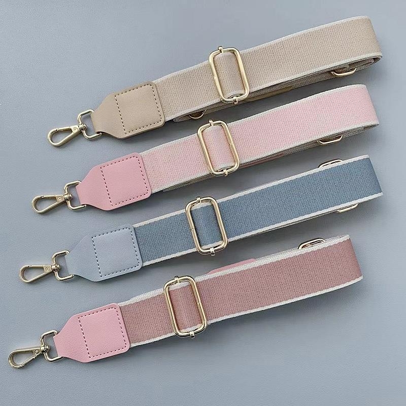 Curea de umăr reglabilă pentru geantă, cu două clipsuri, din pânză poliesterică și piele PU