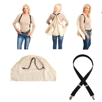 Bandă elastică reglabilă pentru haine, cu 2 clipsuri, material Dilu, elasticitate puternică, jacquard computerizat