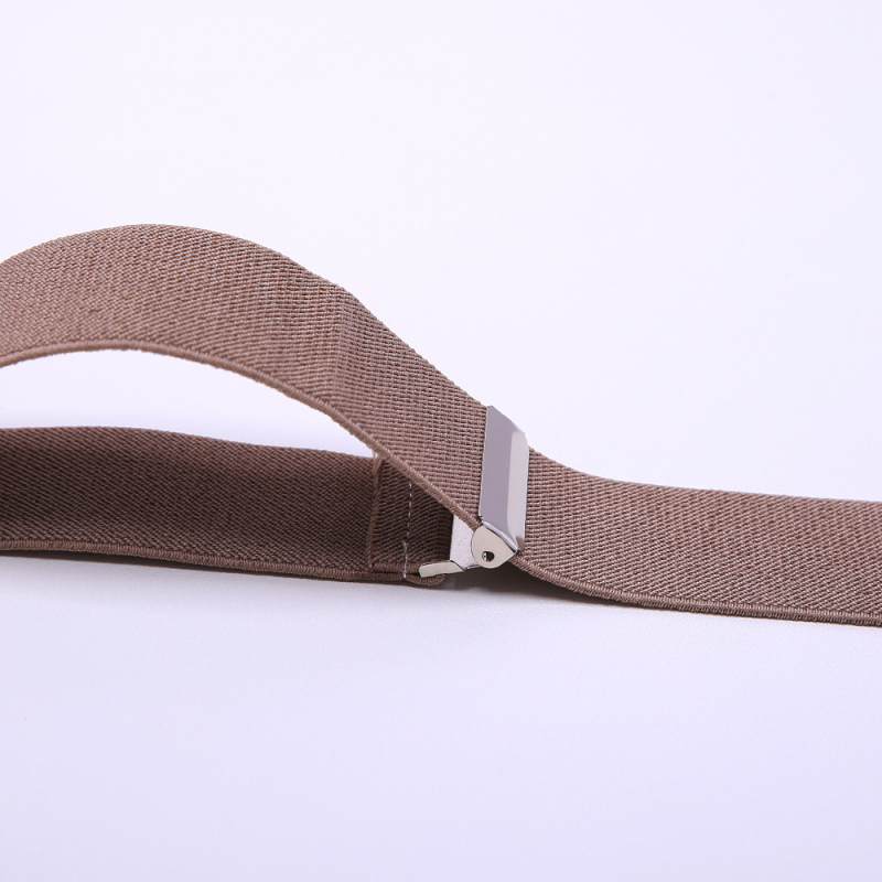 Bretele elastice pentru bărbați – 4 clipsuri, cruce în spate, lungime reglabilă, lățime 3,5 cm, lungime 110 cm