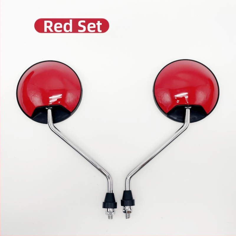 Visszapillantó tükör elektromos kerékpárhoz, konvex széles látószögű, univerzális kerek tükör