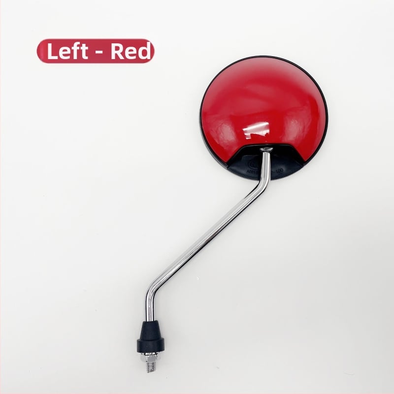 Visszapillantó tükör elektromos kerékpárhoz, konvex széles látószögű, univerzális kerek tükör