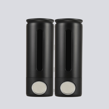 Διπλός τοίχος-διανομέας υγρών, ABS, 500 ml × 2, χειροκίνητη λειτουργία, εγκατάσταση χωρίς τρύπημα