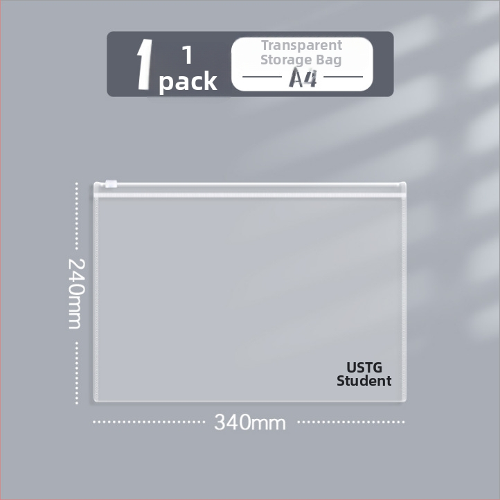 Bedome PVC puzdro na ceruzky pre skúšky, so zipsom, jednoduchý tvar (Bedome, PVC, zipper-type, simple shape)