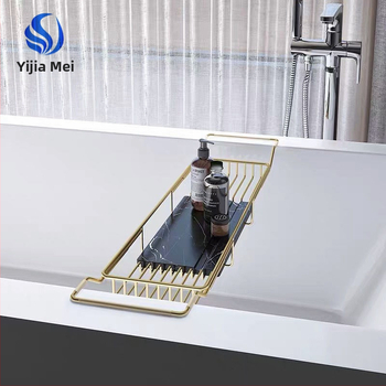 Raft de baie din oțel inoxidabil, extensibil, etaj unic, montaj pe suprafață, design simplu și modern