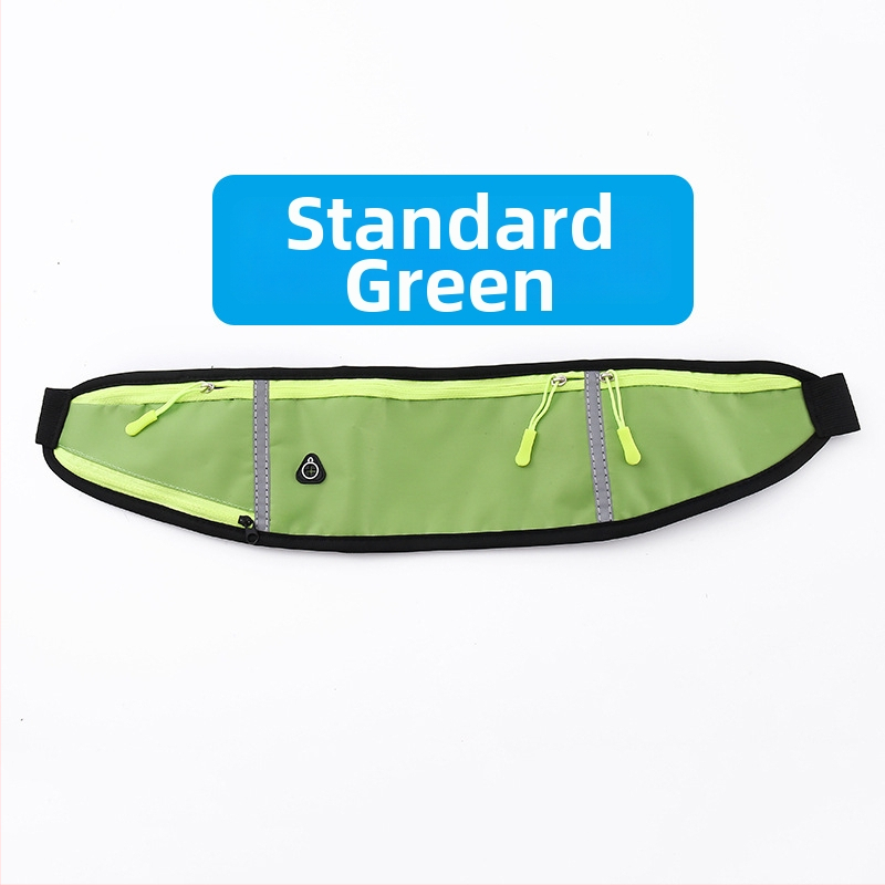 Kerékpáros derék táska - uniszex, vízálló nejlon sporttáska palacktartóval, ultrakönnyű, kültéri használatra (Nylon; Vízálló; Ultra könnyű; Palacktartó; Uniszex)