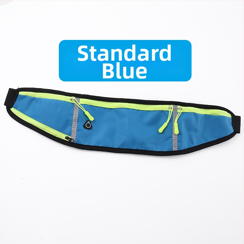 Kerékpáros derék táska - uniszex, vízálló nejlon sporttáska palacktartóval, ultrakönnyű, kültéri használatra (Nylon; Vízálló; Ultra könnyű; Palacktartó; Uniszex)