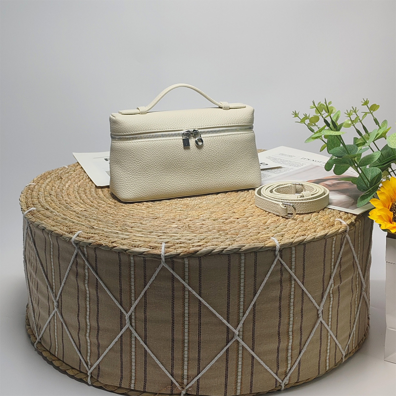 Druga generacija LP19 lunch box torbica, GiGi-stil, kožna kutija torbica za ramena za žene
