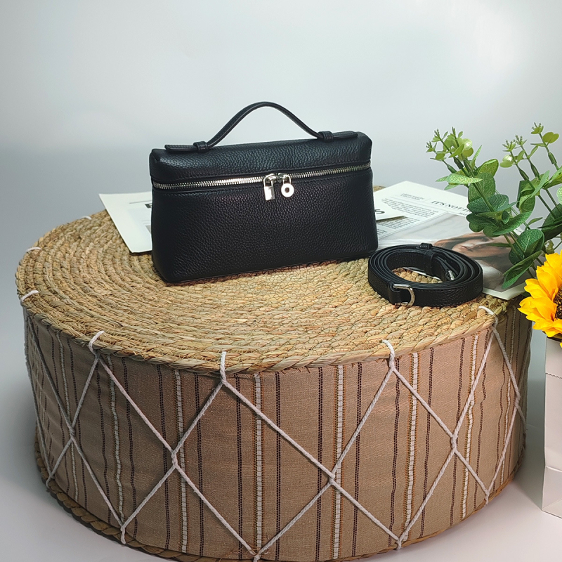 Druga generacija LP19 lunch box torbica, GiGi-stil, kožna kutija torbica za ramena za žene
