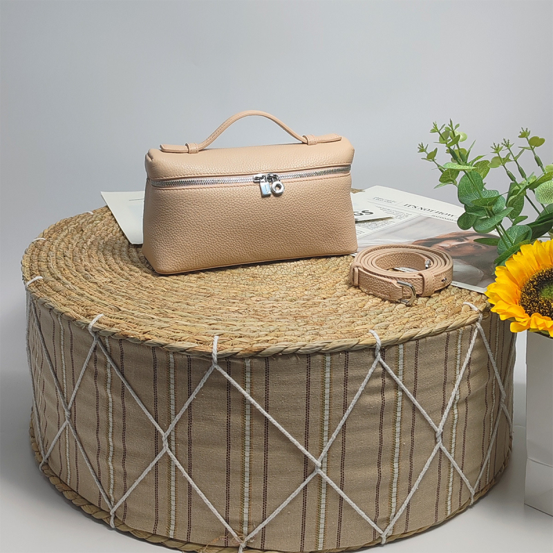 Druga generacija LP19 lunch box torbica, GiGi-stil, kožna kutija torbica za ramena za žene