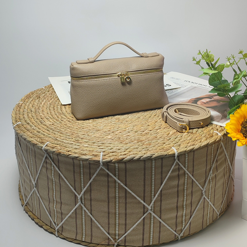 Druga generacija LP19 lunch box torbica, GiGi-stil, kožna kutija torbica za ramena za žene
