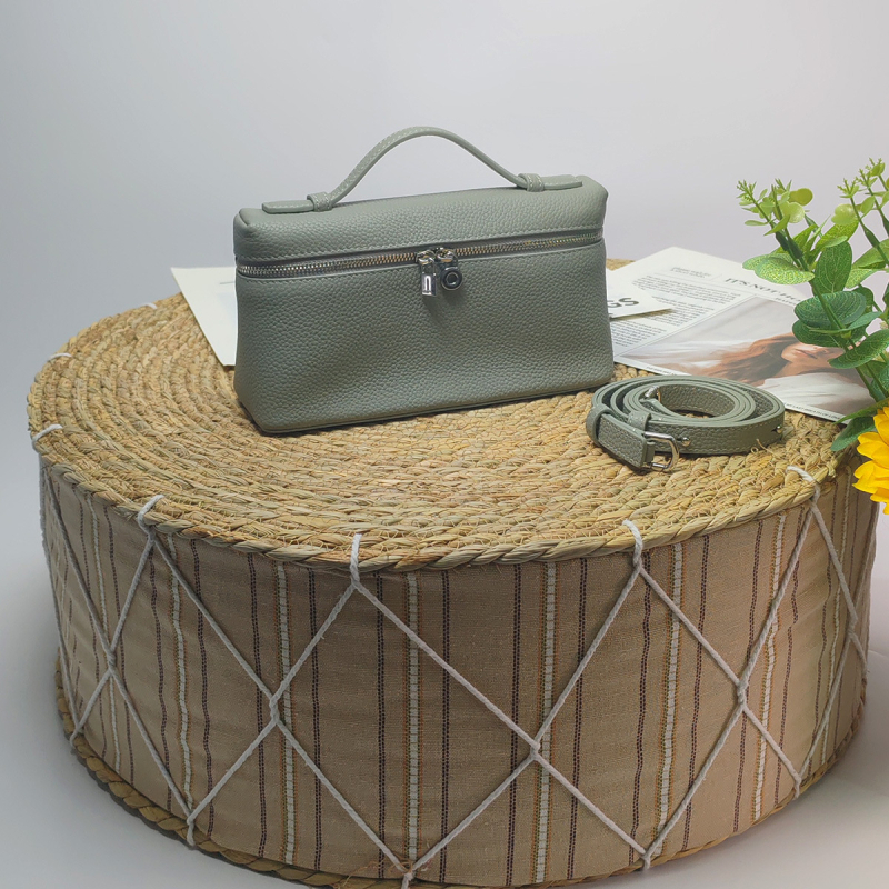 Druga generacija LP19 lunch box torbica, GiGi-stil, kožna kutija torbica za ramena za žene