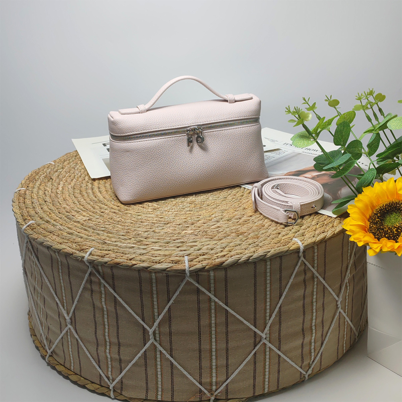Druga generacija LP19 lunch box torbica, GiGi-stil, kožna kutija torbica za ramena za žene