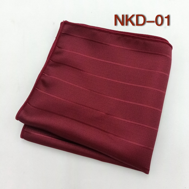 Batistă de buzunar pentru costum, dungată, jacquard vopsit pe fir, fibră de poliester, căptușeală din poliester, stil de seară