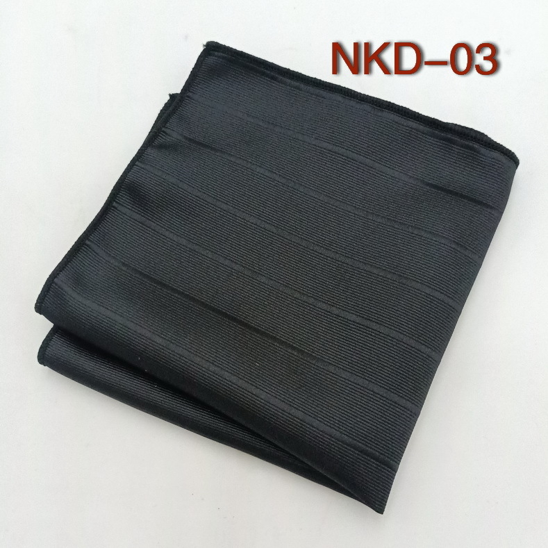 Batistă de buzunar pentru costum, dungată, jacquard vopsit pe fir, fibră de poliester, căptușeală din poliester, stil de seară