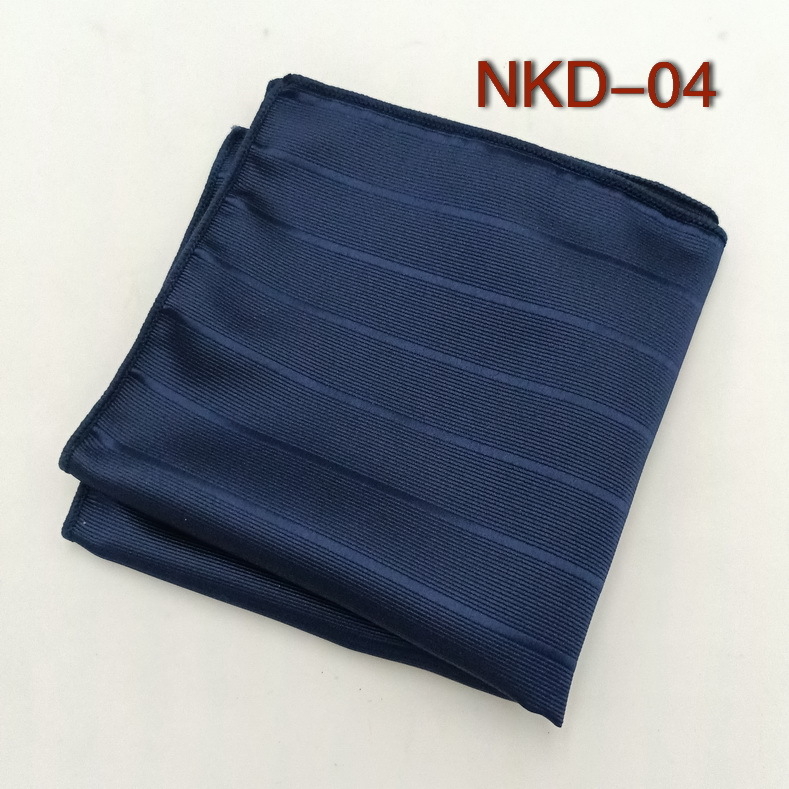 Batistă de buzunar pentru costum, dungată, jacquard vopsit pe fir, fibră de poliester, căptușeală din poliester, stil de seară