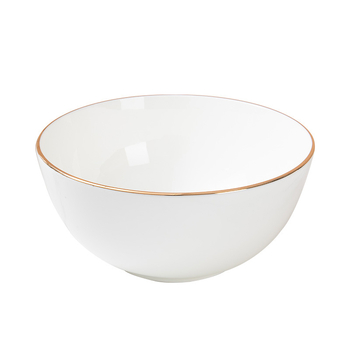 Csontporcelán tálak készlete szállodák és éttermek számára — kör alakú, glazúrt felület, testreszabható