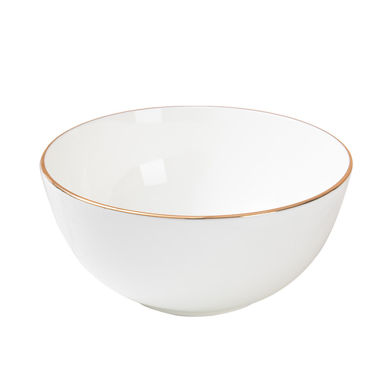 Csontporcelán tálak készlete szállodák és éttermek számára — kör alakú, glazúrt felület, testreszabható