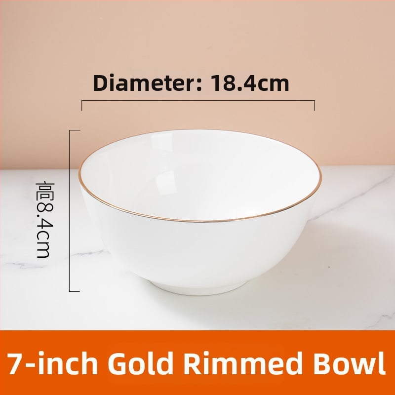 Csontporcelán tálak készlete szállodák és éttermek számára — kör alakú, glazúrt felület, testreszabható