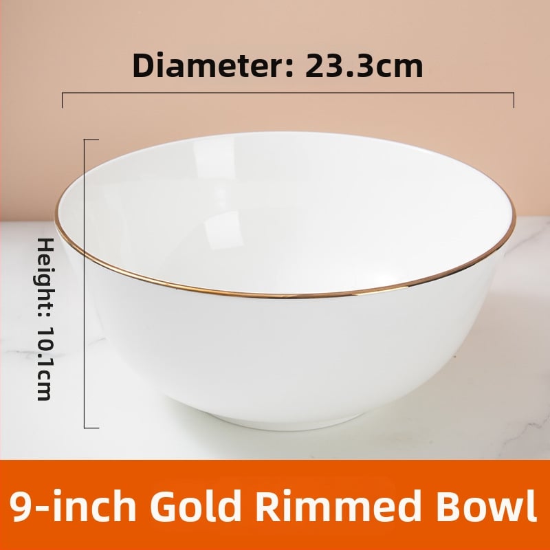 Csontporcelán tálak készlete szállodák és éttermek számára — kör alakú, glazúrt felület, testreszabható