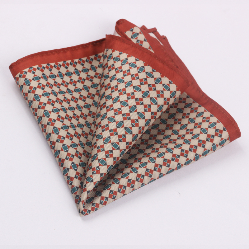 TAGERWILEN Batistă de buzunar pentru bărbați – stil vintage, imprimeu floral, poliester-satin, imprimată