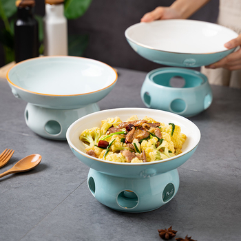 Плоча за подгряване от желязо-сплави, отоплявана с восъчна свещ, за Хунански сух тиган