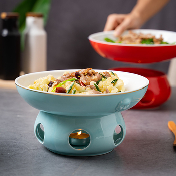 Плоча за подгряване от желязо-сплави, отоплявана с восъчна свещ, за Хунански сух тиган