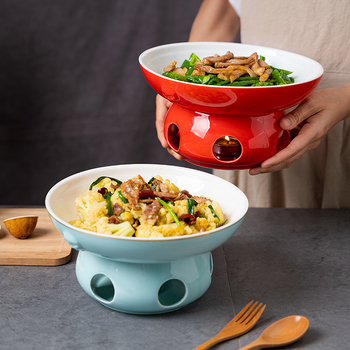 Плоча за подгряване от желязо-сплави, отоплявана с восъчна свещ, за Хунански сух тиган